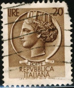 ITALY #998F, USED - 1968 - ITALY202NS8