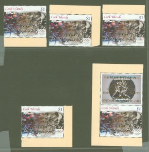 Cook Islands #1277A-1277E  Single (Complete Set)