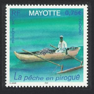 Mayotte Fishing  from a Pirogue 1v SG#215