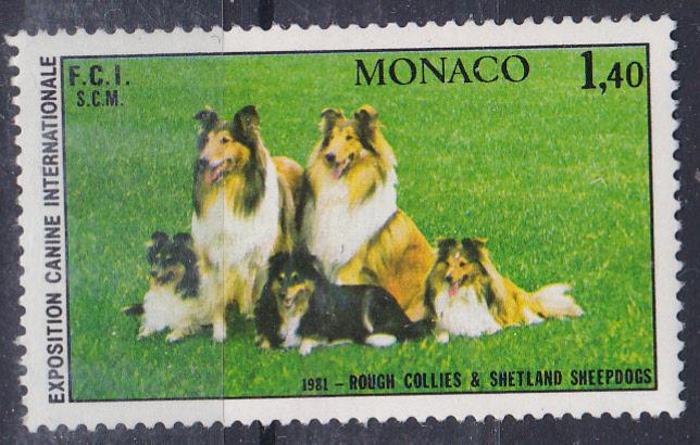 Monaco 1285 MNH 1981 Intl. Dog Show