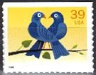 #4029, Single. \Love: True Blue\. MNH. 39 cent