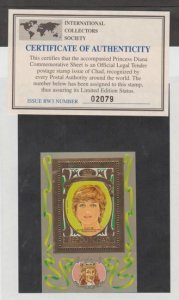 Chad Scott #C262A Stamp - Mint NH Souvenir Sheet