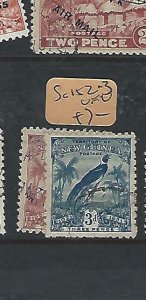 NEW GUINEA (PP2309B) BIRDS  DATES   2D-3D  SG 152-3     VFU