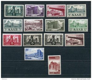 Germany SAAR 1952 Sc 232-245 Mi 319-337  MNH/MvLH