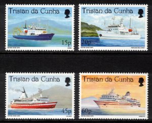 TRISTAN DA CUNHA 1998 Cruise Ships; Scott 620-23, SG 639-42; MNH