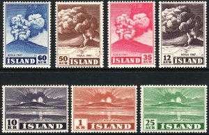 1948 Iceland complete set of seven MNH Sc# 246 / 252 CV $85.25