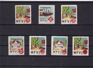 denmark mint vintage parcel stamps  ref 11397