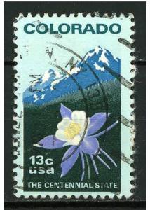 USA  1977 - Scott 1711 used - 13c, Colorado Statehood 