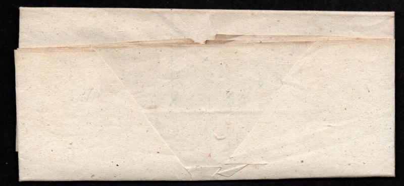 $German Stampless Cover, Wurzburg-Dettelbach, In the name of the Bavarian King