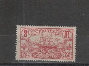 New Caledonia  Scott#  115  MH  (1905 Ship)