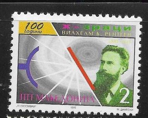 Macedonia 1995 Wilhelm Rontgen Discovery of X-ray Sc 46 MNH A1708