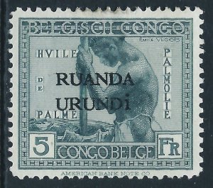 Ruanda-Urundi, Sc #22, 5fr MH