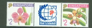 Singapore #717a Mint (NH) Single (Complete Set) (Flora)