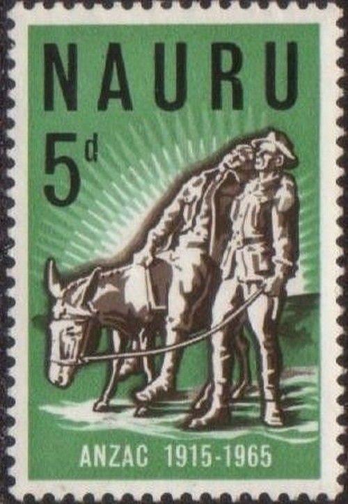 Nauru 1965 SG65 5d Anzac MNH
