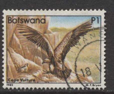 Botswana - Scott 319 - Birds Issue -1982 - VFU - Single 1P Stamp