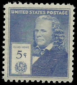 # 892 MINT NEVER HINGED ELIAS HOWE INVENTOR