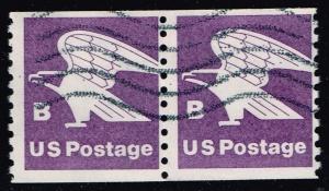 US #1820 Eagle 'B' Rate; Used Pair (0.50)