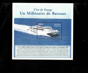 Togo 2000 - Millennium of Ships - Souvenir Stamp Sheet Scott# 1963 - MNH