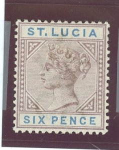 St. Lucia #35a  Single