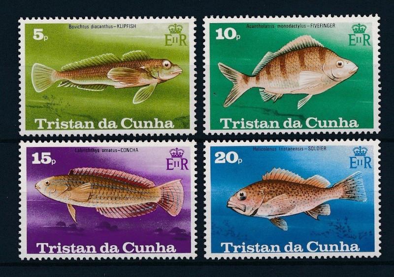 [27129] Tristan da Cunha 1978 Marine Life Fish MNH