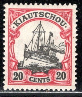 Kiauchau Scott # 27, unused, no gum