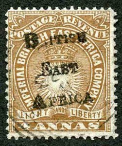 British East Africa SG38 4a yellow-brown Cat 48 pounds