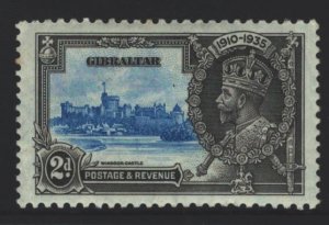 Gibraltar Sc#100 MH - pencil on reverse