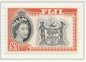 1964 English Colony British Colony FIJI £1 WMK Mult Script MH* A28P26F28414-