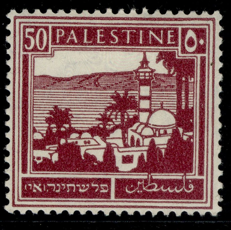 PALESTINE GVI SG100a, 50m bright purple, M MINT.