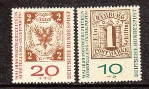 Germany Stamp on Stamp B366a-7a MNH VF