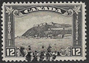 CANADA 1930-31 KGV 12c The Citadel at Quebec Issue Sc 174 VFU