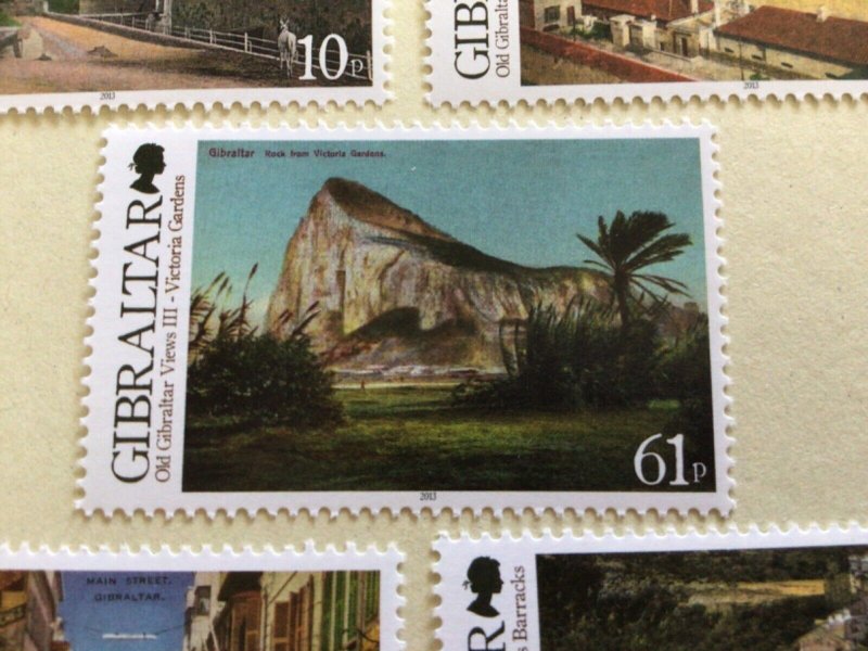 Gibraltar 2013 Views of Old Gibraltar mint never hinged  stamps  set A14050