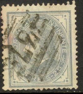 PORTUGAL 1880-81 25r King Luiz Issue Sc 53 VFU