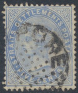 Straits Settlements    SC# 45 Used  see details & scans