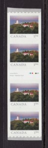2020 - #3218ii Gutter Inscription Coil - Canada Swallowtail Lighthouse -cv$21.50