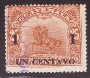 Guatemala  Scott 298 used stamp