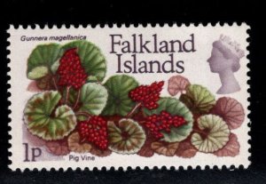 Falkland  Islands Scott 211 MH* 1972 P denominated stamp