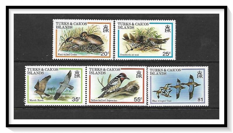 Turks & Caicos #425-429 Birds MNH
