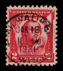 United States #690 used first day cancel