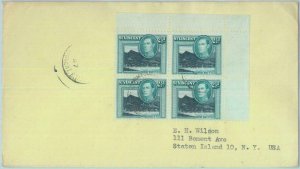 83424 - ST VINCENT - POSTAL HISTORY  -  COVER  to the USA 1947
