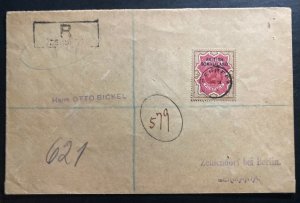 1903 Berrera British Somaliland Registered Cover To Berlin Germany SG#11