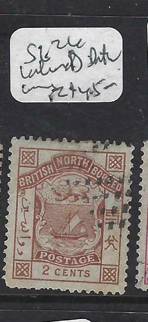 NORTH BORNEO (P1303B)  2C    ARMS LION SG  24  LAHAD DATU CANCEL   VFU