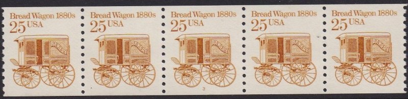 2136 Bread Wagon PNC Plate #3 MNH