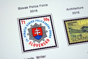 COLOR PRINTED SLOVAKIA 1939-2010 + 2011-2020 STAMP ALBUM PAGES (136 ill. pages)