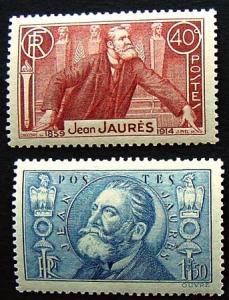 France, Scott 313-314, Mint Never Hinged Set