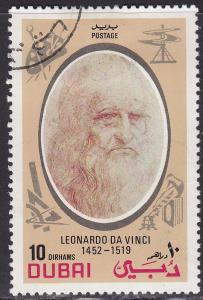 Dubai 154 CTO 1972 Leonardo da Vinci