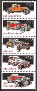 # 2381-2385 MINT NEVER HINGED CLASSIC AUTOMOBILES