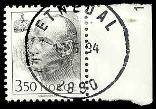 Norway - 1008 - Used - SCV-0.25