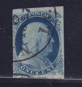 8 VF used neat cancel PF certificate - big breaks with nice color ! see pic !