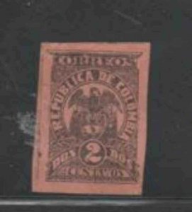 COLOMBIA #266 1902 2c EAGLE F-VF USED a